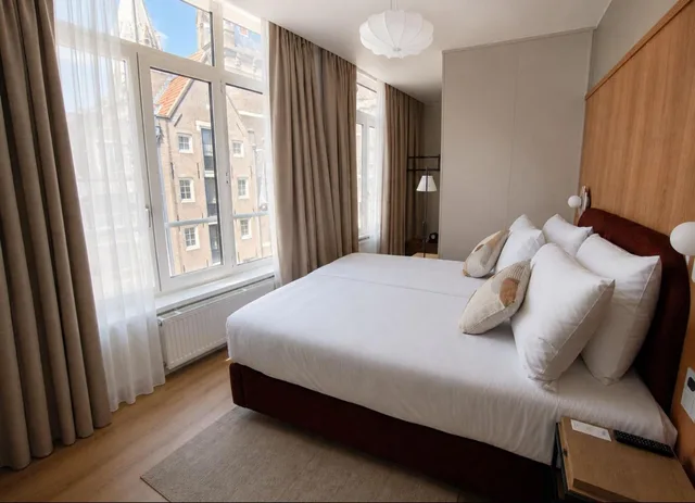 غرفة ديلوكس بسرير مزدوج أو سريرين منفصلين، France Hotel Amsterdam 2/6