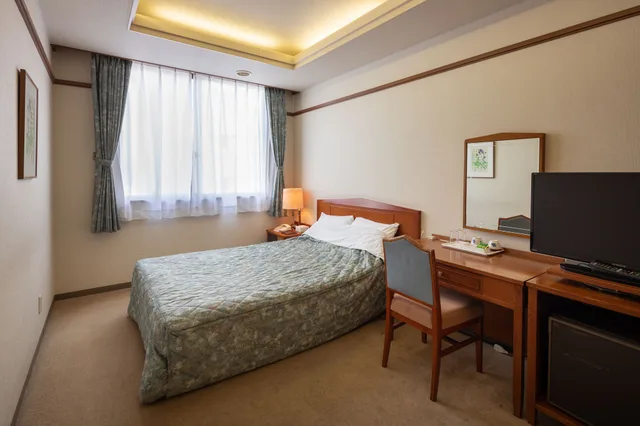 غرفة مفردة بسرير مزدوج للمدخنين، Hotel Danrokan 1/3