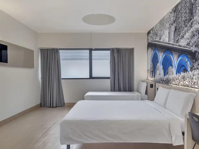 غرفة بسريرين منفصلين لذوي الإعاقة، B&B Hotel Como Camerlata 4/10