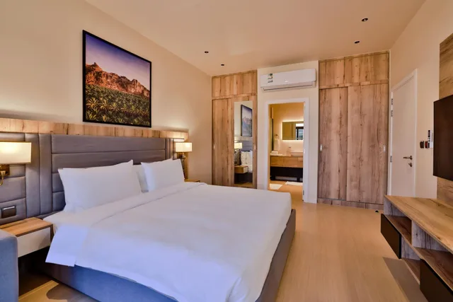 جناح بسرير كينج بغرفة نوم واحدة، كلاود 7 ريزيدنس العلا(Cloud7 Residence AlUla) 1/4