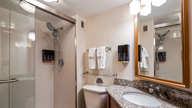 غرفة بسرير كينج مع أريكة، Best Western Plus Richmond Airport Hotel 7/8