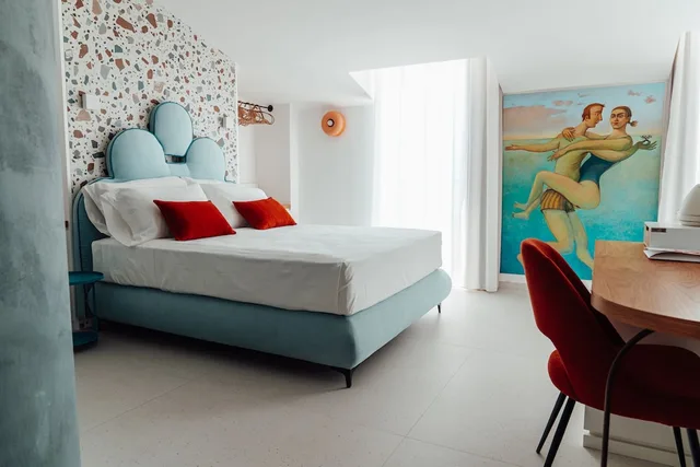 جناح جونيور بسرير مزدوج بإطلالة على البحر بشرفة، HOTEL BACCO 2/5