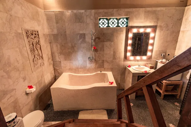 كوخ تقليدي بسريرين منفصلين، TANAH MERAH RESORT 3/3