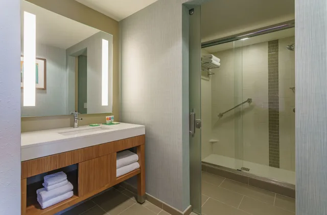 جناح بسرير كينج بغرفة نوم واحدة مع أريكة، Hyatt Place Houston Galleria 3/3