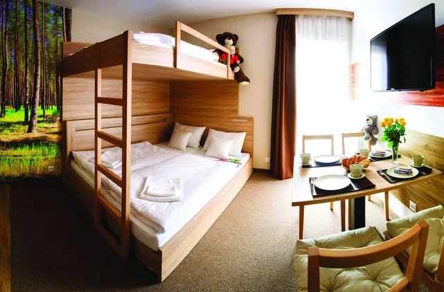 استوديو عائلي بسرير بطابقين وسرير كوين، Hilson Jasna Apartments 1/2