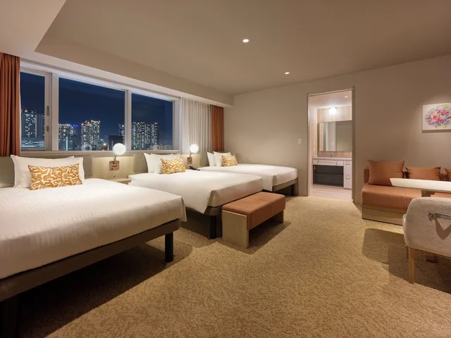 غرفة بثلاثة أسرّة لذوي الإعاقة، Mitsui Garden Hotel Ginza Tsukiji 1/2
