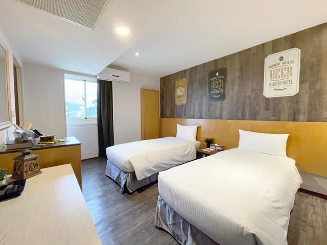 غرفة سوبيريور بسريرين منفصلين، Hualien Mango Hotel 1/1