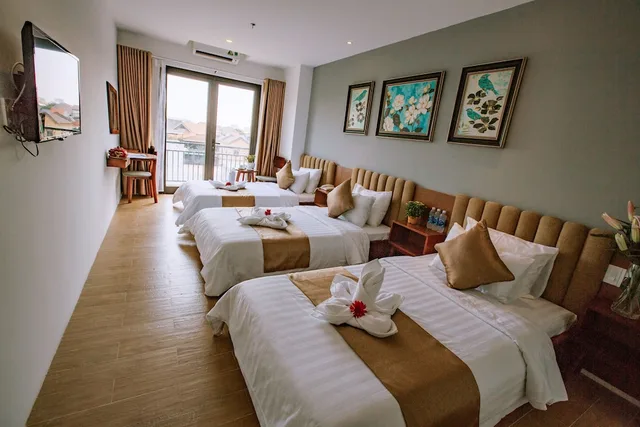 غرفة عائلية، Gardenia Hue Hotel 10/10