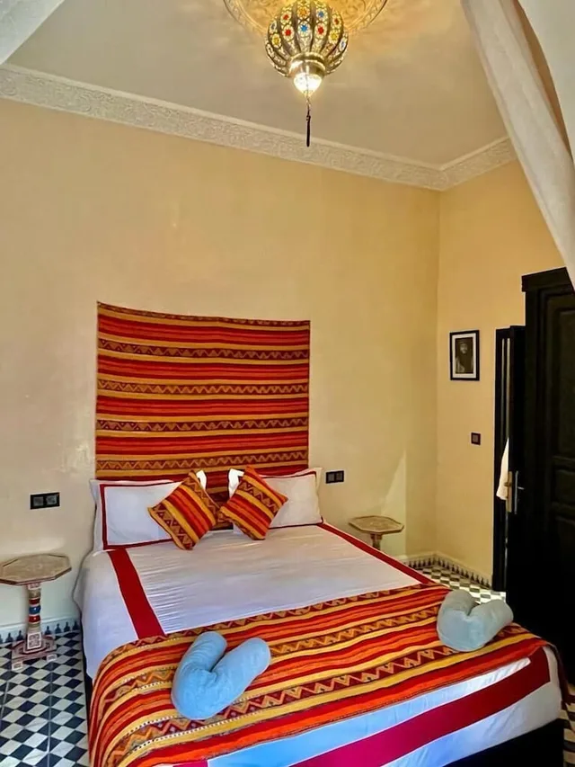 غرفة ديلوكس بسريرين منفصلين، Riad Ta'achchaqa 1/10
