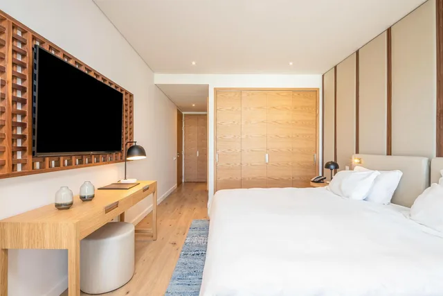 جناح بريميوم ركني بسرير كوين بإطلالة على النهر مع أريكة، Hyatt Regency Lisbon 1/10