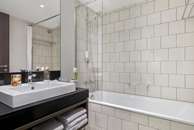 شقة بسرير كوين بغرفة نوم واحدة مع أريكة، Citadines Michel Hamburg 4/4
