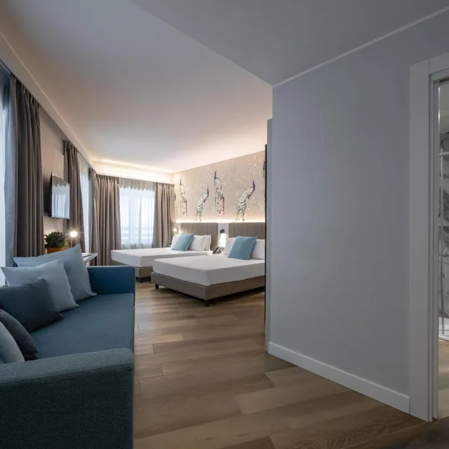 غرفة سوبيريور بسريرين كوين، iH Hotels Milano Centrale 7/10