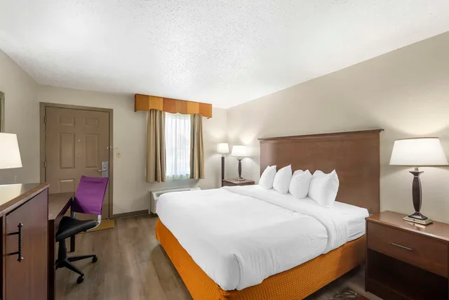 غرفة بسرير كينج يُسمح فيها بالحيوانات الأليفة لذوي الإعاقة، Best Western Athens Inn 3/4