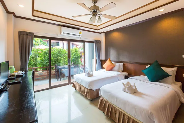 غرفة سوبيريور بسرير مزدوج أو سريرين منفصلين بغرفة نوم واحدة، Sunrise Resort Koh Phangan 1/1