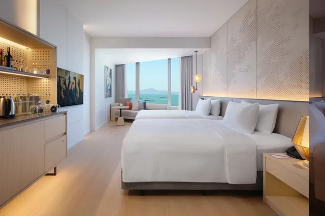 Room, Double or Twin Bed, Sea View, Hard Rock Hotel Pattaya 3/8