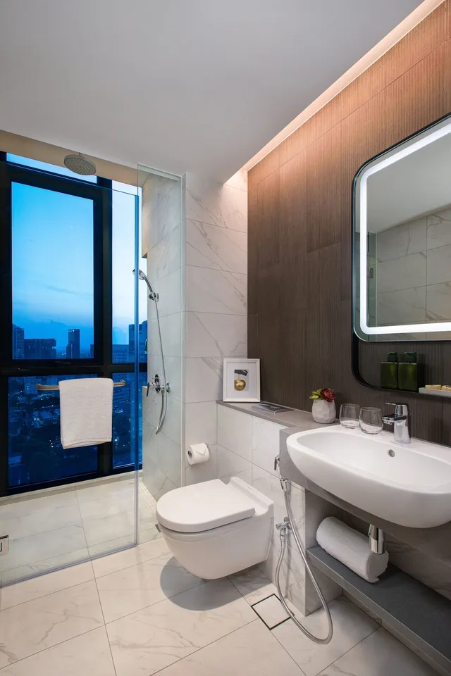 غرفة تنفيذية بسرير كوين بغرفة نوم واحدة بمطبخ صغير، Citadines Balestier Singapore 4/5