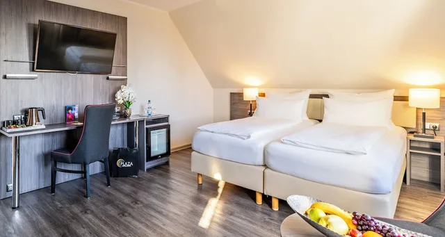 غرفة كومفورت بسرير مزدوج مع أريكة، Plaza Hotel Buchhorner Hof 2/10