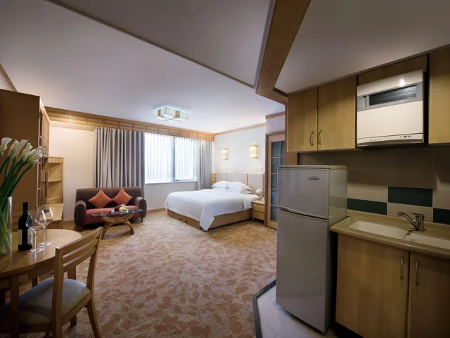 شقة استوديو بسرير كينج، Guangdong Hotel Zhuhai Ex Guangdong Regency 1/1