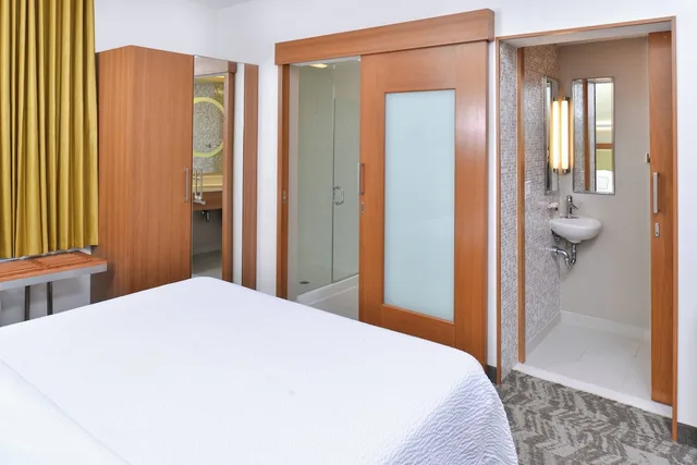 جناح بسرير كينج مع سرير سحّاب إضافي، SpringHill Suites by Marriott Detroit Metro Airport Romulus 2/10