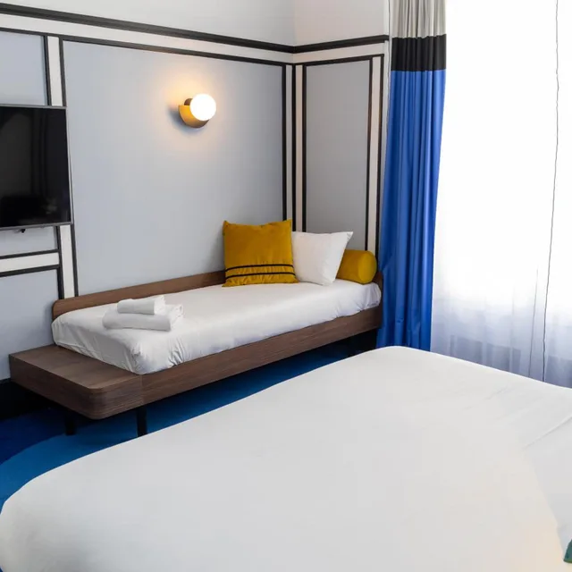 غرفة سوبيريور عائلية بسرير مزدوج، Hotel Plaza Biarritz Plage - Handwritten Collection 3/10