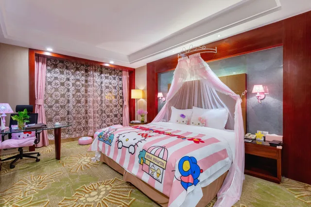 غرفة عائلية بسرير مزدوج، Hongrui Jinling Grand Hotel Hefei 1/1