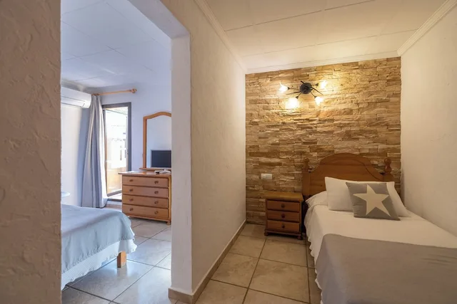 غرفة قياسية ثلاثية بسرير مزدوج وسرير فردي بإطلالة على الحديقة بشرفة، Lago Dorado Hotel 7/9