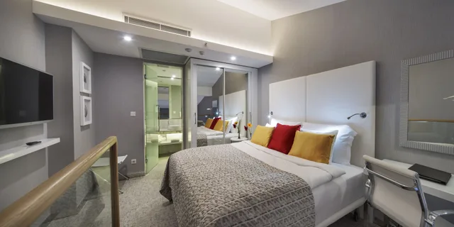 غرفة قياسية بسرير مزدوج أو سريرين منفصلين بإطلالة على الحديقة، The Sense De Luxe Hotel 3/8