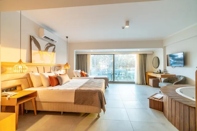 جناح بسرير كينج وسرير كوين، Yalipark Beach Hotel 2/20