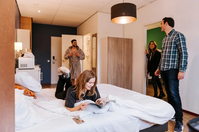 غرفة عائلية بأسرّة بطابقين بغرفتي نوم، Amsterdam Teleport Hotel 9/10