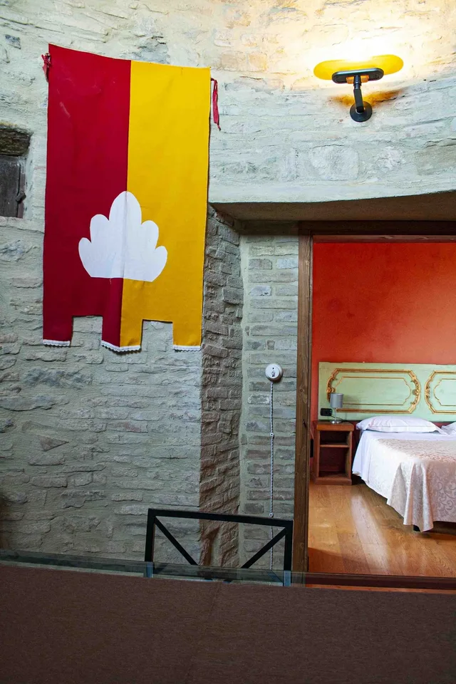 جناح بانورامي بسرير كوين، Castello di Baccaresca 10/10