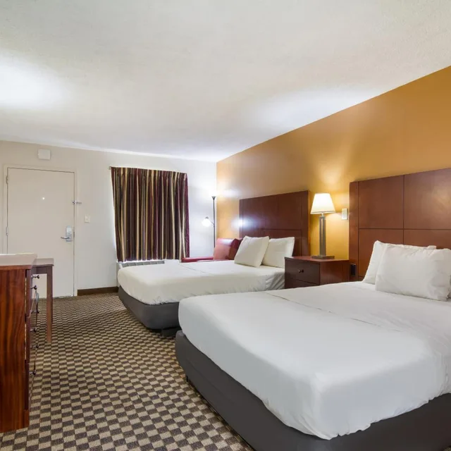 غرفة بسرير كوين، Americas Best Value Inn Wadesboro 2/7