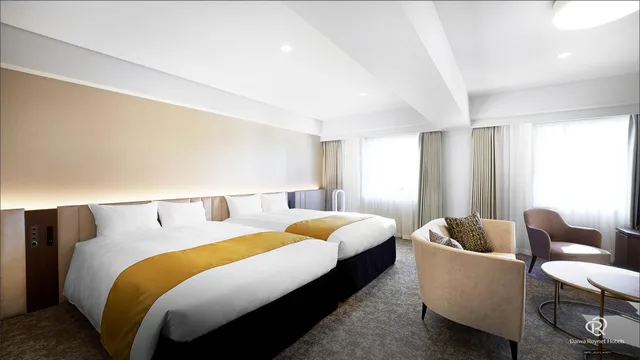 جناح جونيور بسريرين منفصلين للمدخنين، Daiwa Roynet Hotel Osaka Kitahama 1/1