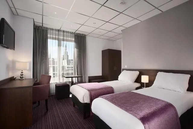 غرفة قياسية بسريرين منفصلين، Hotel Luxer 1/2