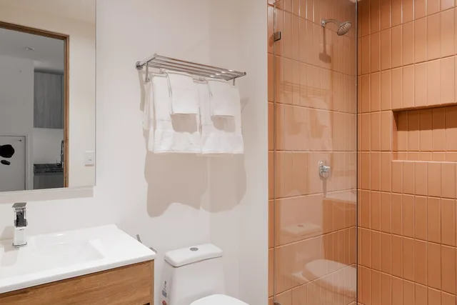 شقة بشرفة مفردة بسرير كوين، Crisol Suites Condesa 4/5
