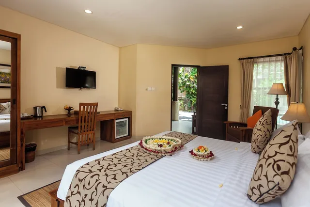غرفة ديلوكس بسرير كينج، Kadiga Villas Ubud by GenuineHost 7/10