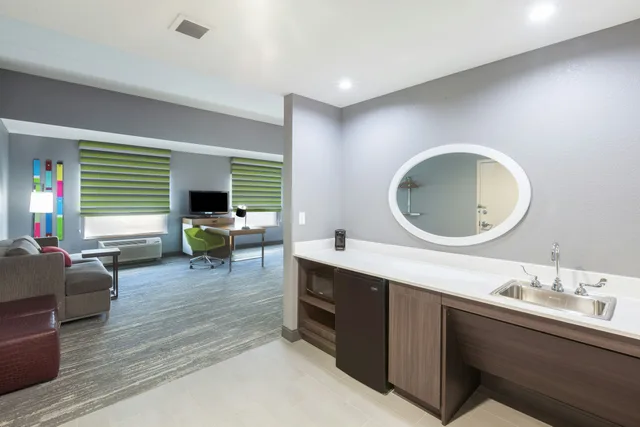 استوديو بسرير كينج لذوي الإعاقة، Hampton Inn and Suites Houston-Bush Intercontinental Airport 3/3