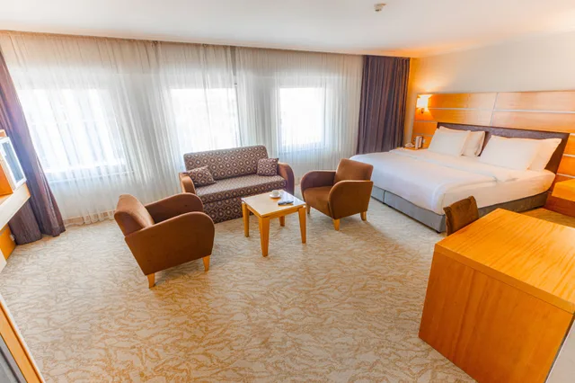 غرفة ديلوكس ركنية مفردة بسرير مزدوج، Ankara Plaza Hotel 5/10