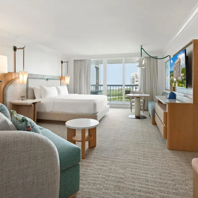 غرفة بسرير كينج بإطلالة على البحر، Signia Hilton Naples Grande Beach Resort 2/10