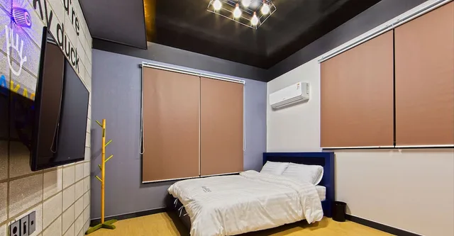 غرفة بسرير مزدوج، Daecheon Kakao Pension 2/6