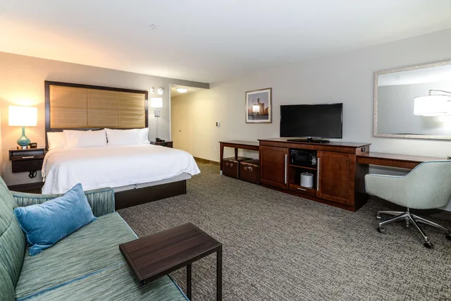 Studio, Suite, King Bed, Sofa, Hampton Inn Brighton Mi 3/7