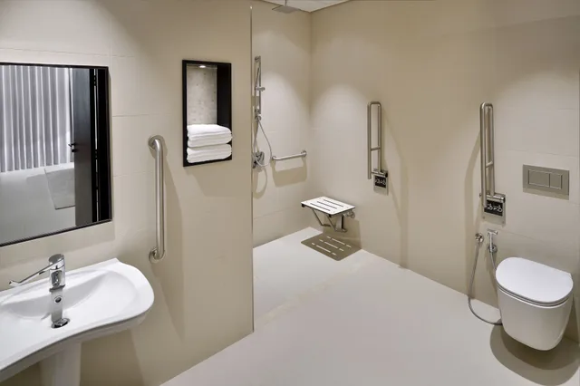 شقة بسرير كينج بغرفة نوم واحدة، الحي الدبلوماسي الرياض - شقق ماريوت التنفيذية(Riyadh Diplomatic Quarter - Marriott Executive Apartments) 3/4