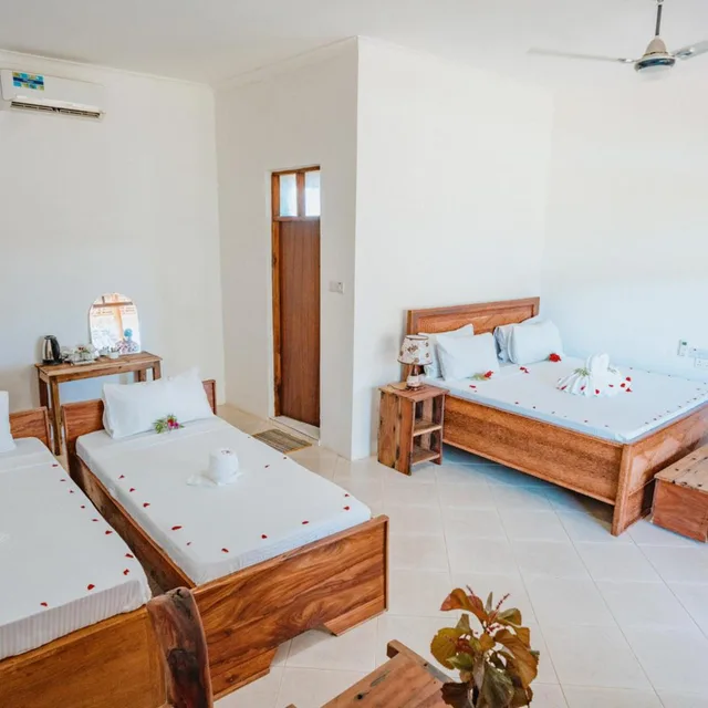 غرفة عائلية بإطلالة على البحر، Bella Vista Resort Zanzibar 2/7