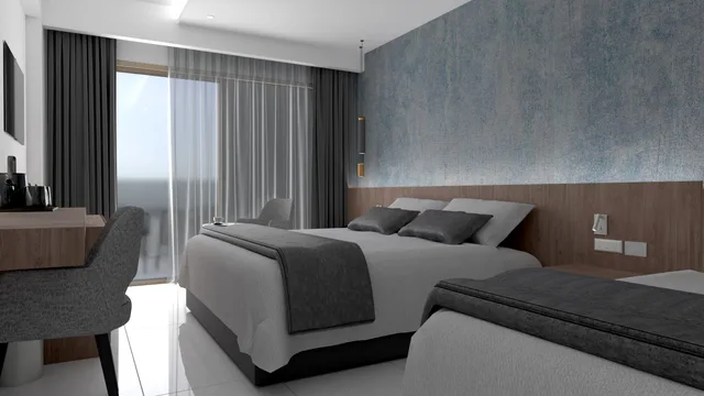 Room, Triple, Pavlo Napa Beach Hotel 3/4
