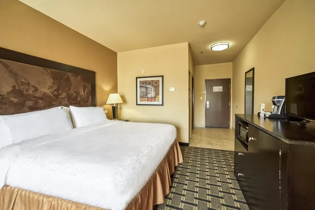 غرفة قياسية بسرير كينج مع أريكة لذوي الإعاقة، Holiday Inn Express Suites Beeville 1/10