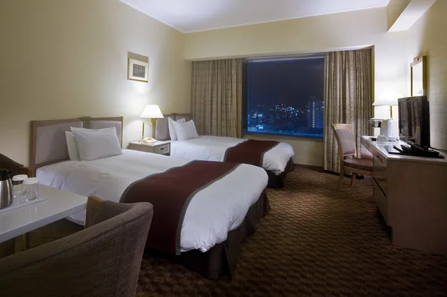غرفة قياسية بسريرين منفصلين للمدخنين، Yokkaichi Miyako Hotel 2/4