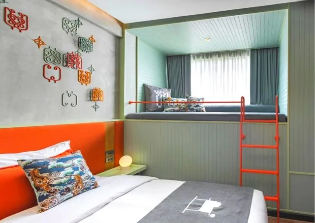 غرفة سوبيريور بسرير كينج بمطبخ، Samsen Street Hotel 4/7