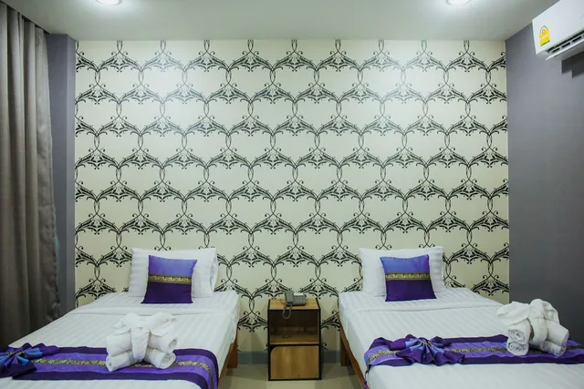 غرفة بسريرين منفصلين، Km Hotel Chiangmai 1/4