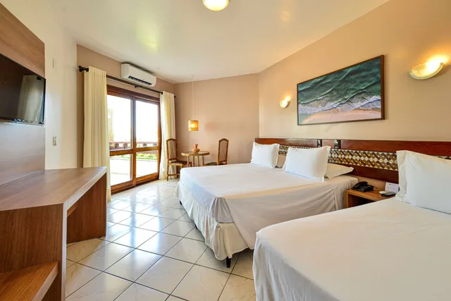 غرفة ديلوكس بسريرين منفصلين مع سرير إضافي، Best Western Shalimar Praia Hotel 2/8