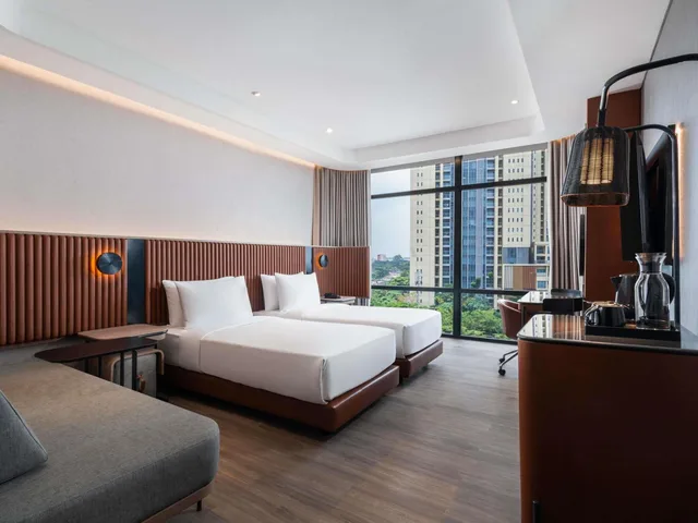 غرفة سوبيريور بسرير فردي بإطلالة على المدينة، Novotel Tangerang BSD City 3/7