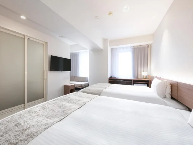غرفة سوبيريور بسريرين منفصلين، Vessel Inn Hakata Nakasu 4/4